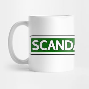 Scandalous St Street Sign Mug